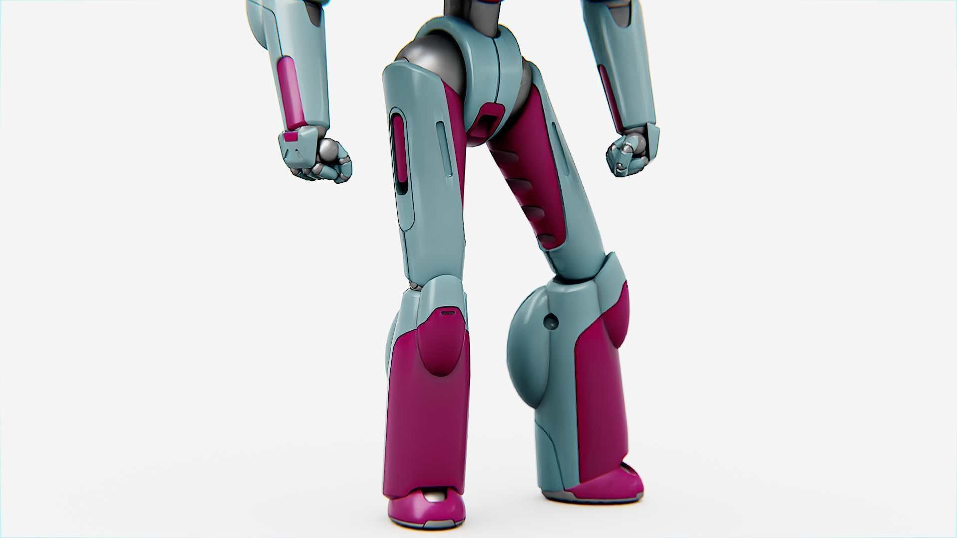 ANDROID MECHA - C   Rigged for Unreal Engine - Unity - MIXAMO  3D model_16