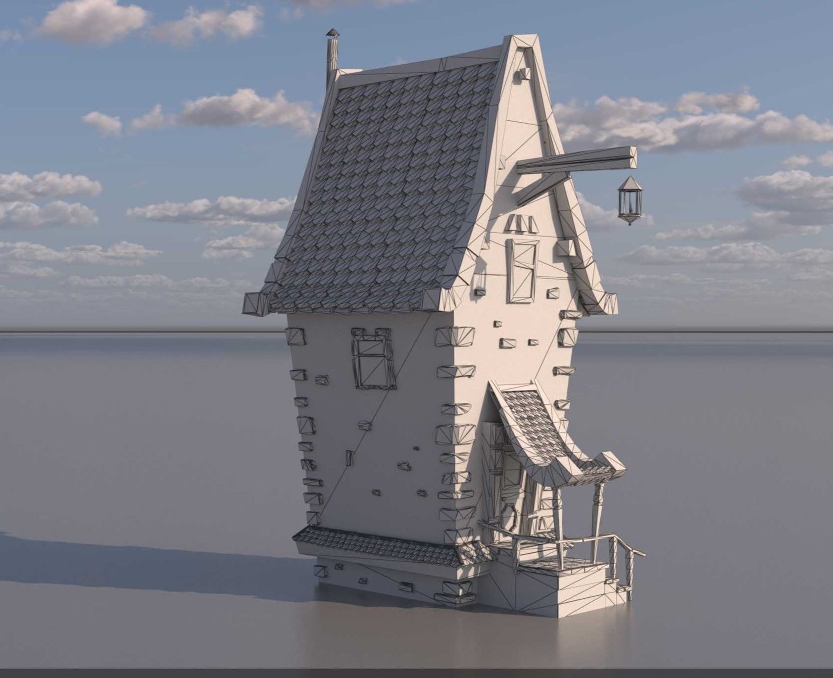 of a magical fairy house 3D model_5