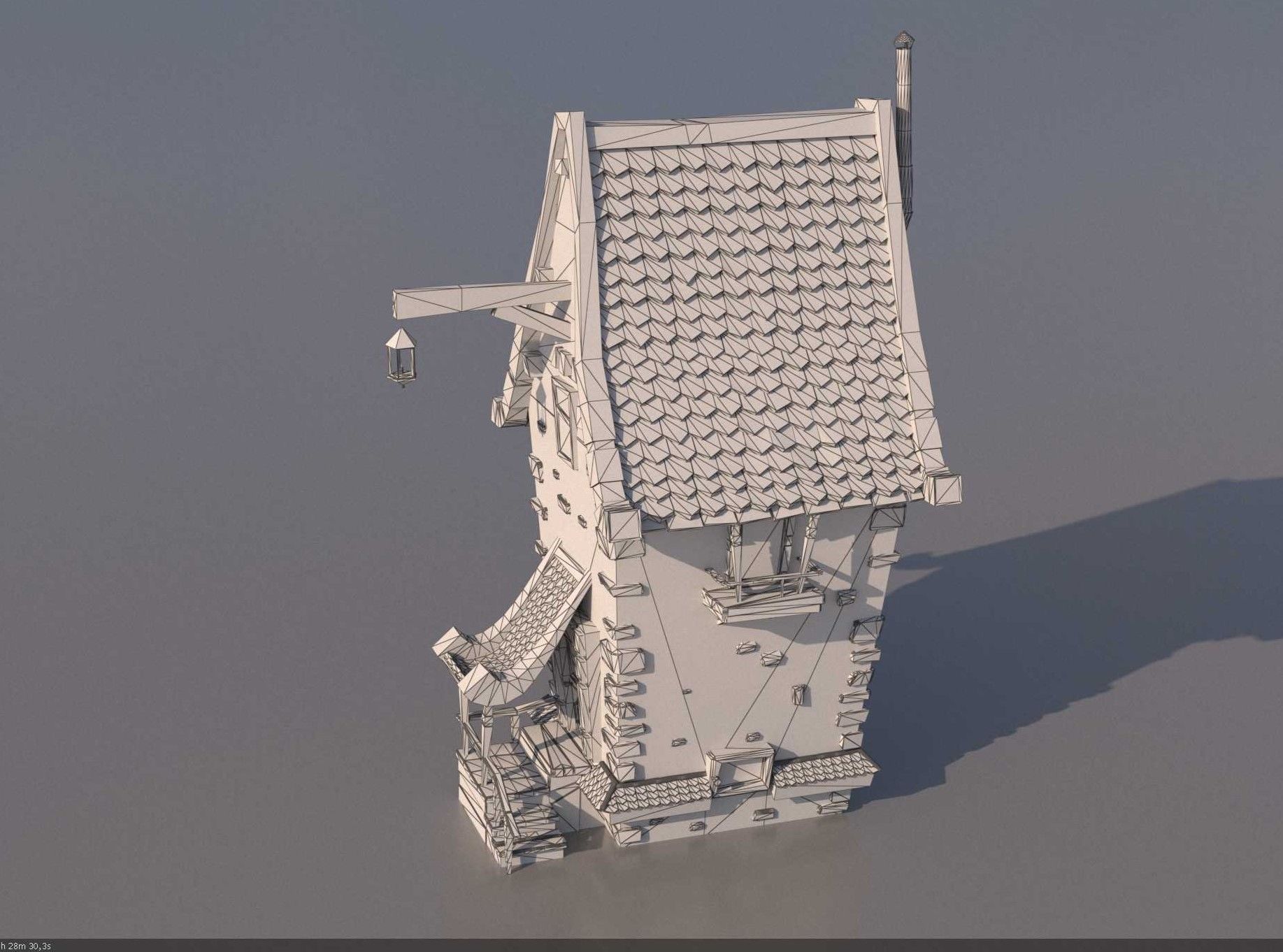 of a magical fairy house 3D model_4