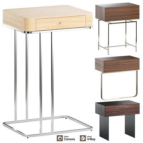 La Redoute Interieurs Bedside Tables Set 8 3D model