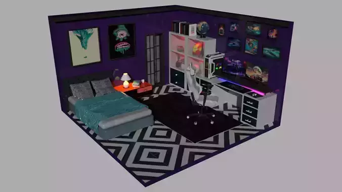 3D model room 