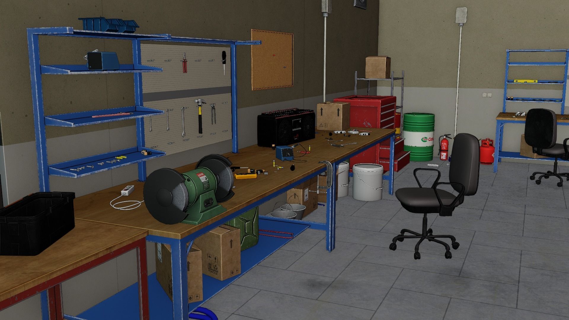 Electrician Workshop Pack Low-poly 3D model_38