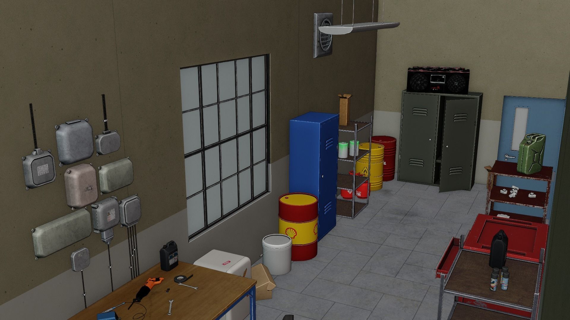 Electrician Workshop Pack Low-poly 3D model_44