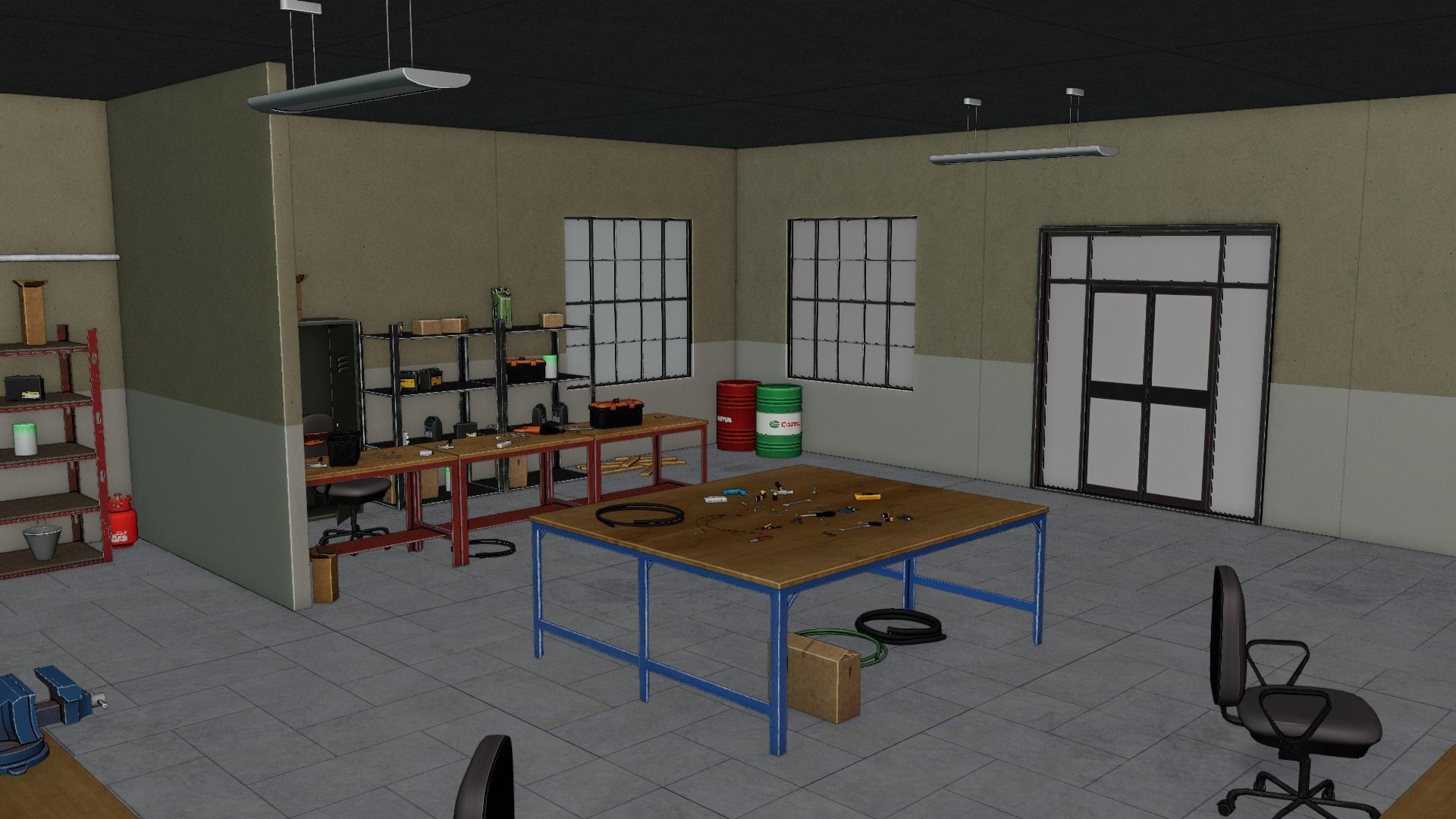 Electrician Workshop Pack Low-poly 3D model_26