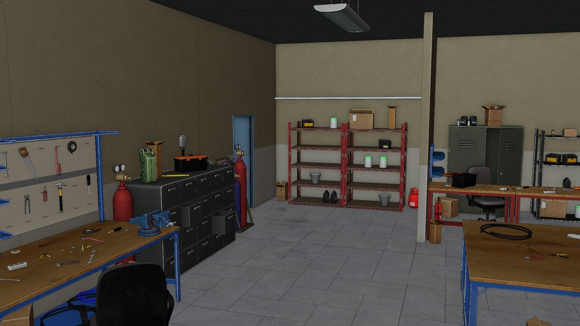 Electrician Workshop Pack Low-poly 3D model_23