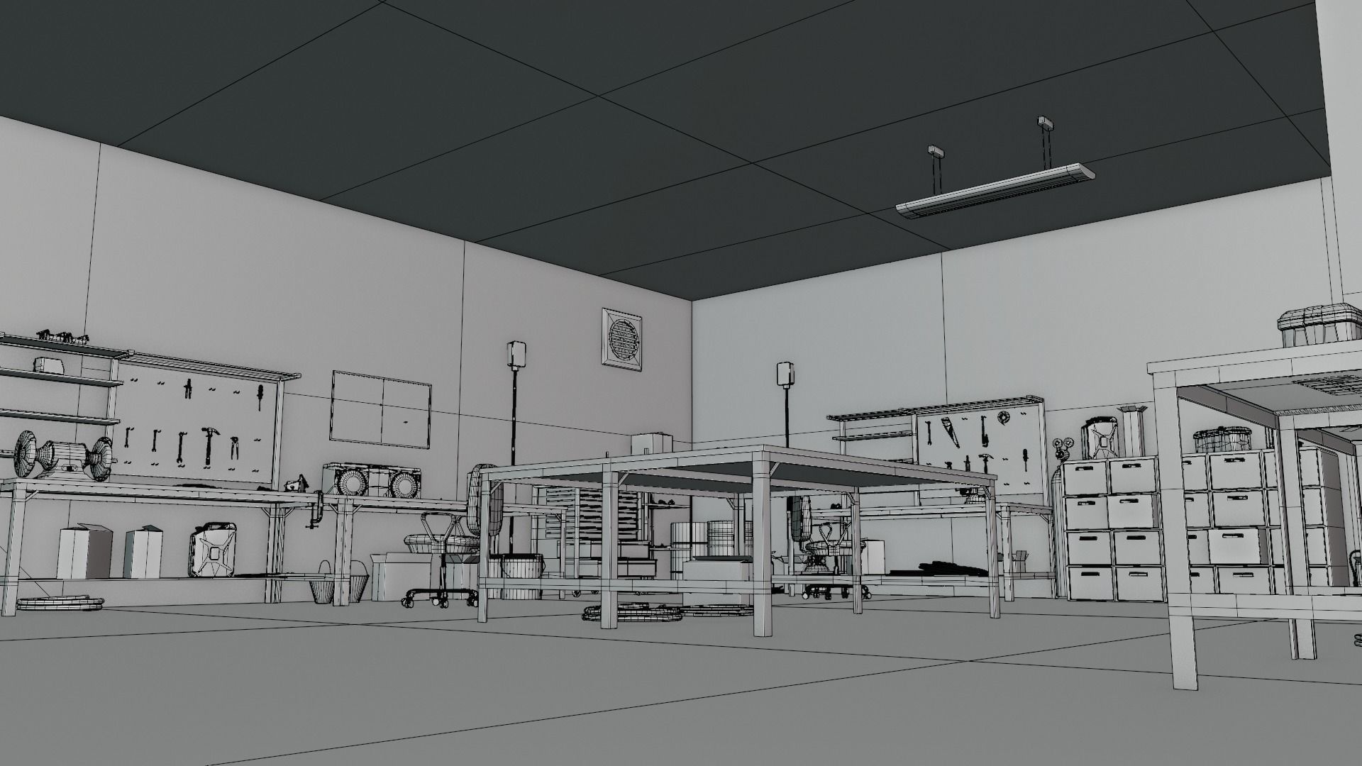 Electrician Workshop Pack Low-poly 3D model_48