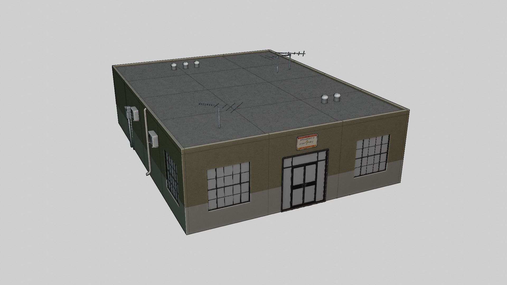 Electrician Workshop Pack Low-poly 3D model_54