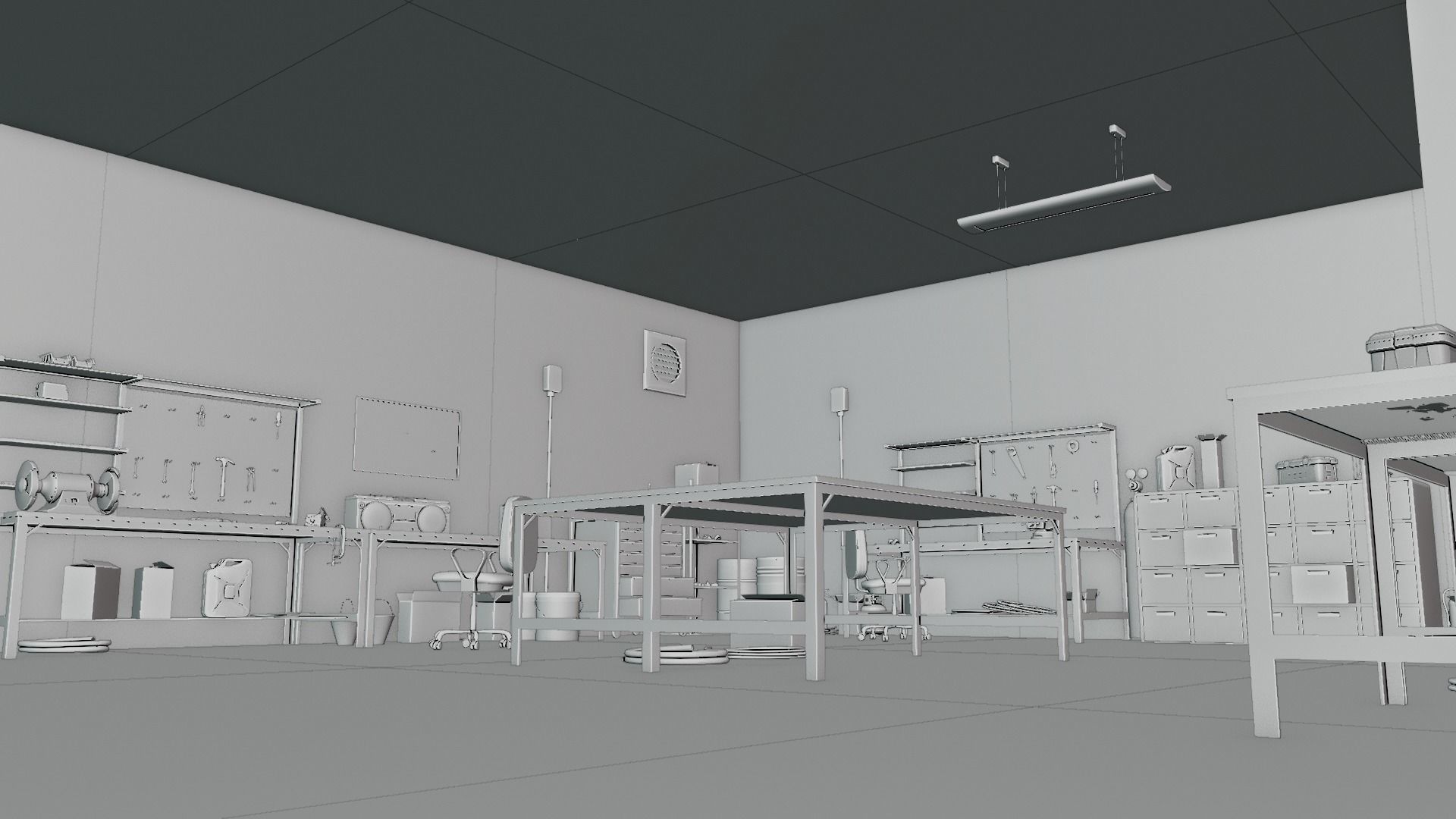 Electrician Workshop Pack Low-poly 3D model_49