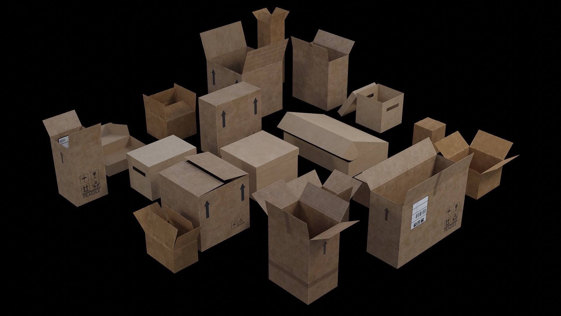 Electrician Workshop Pack Low-poly 3D model_68