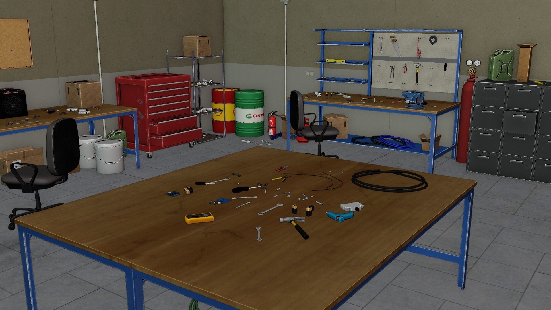 Electrician Workshop Pack Low-poly 3D model_41