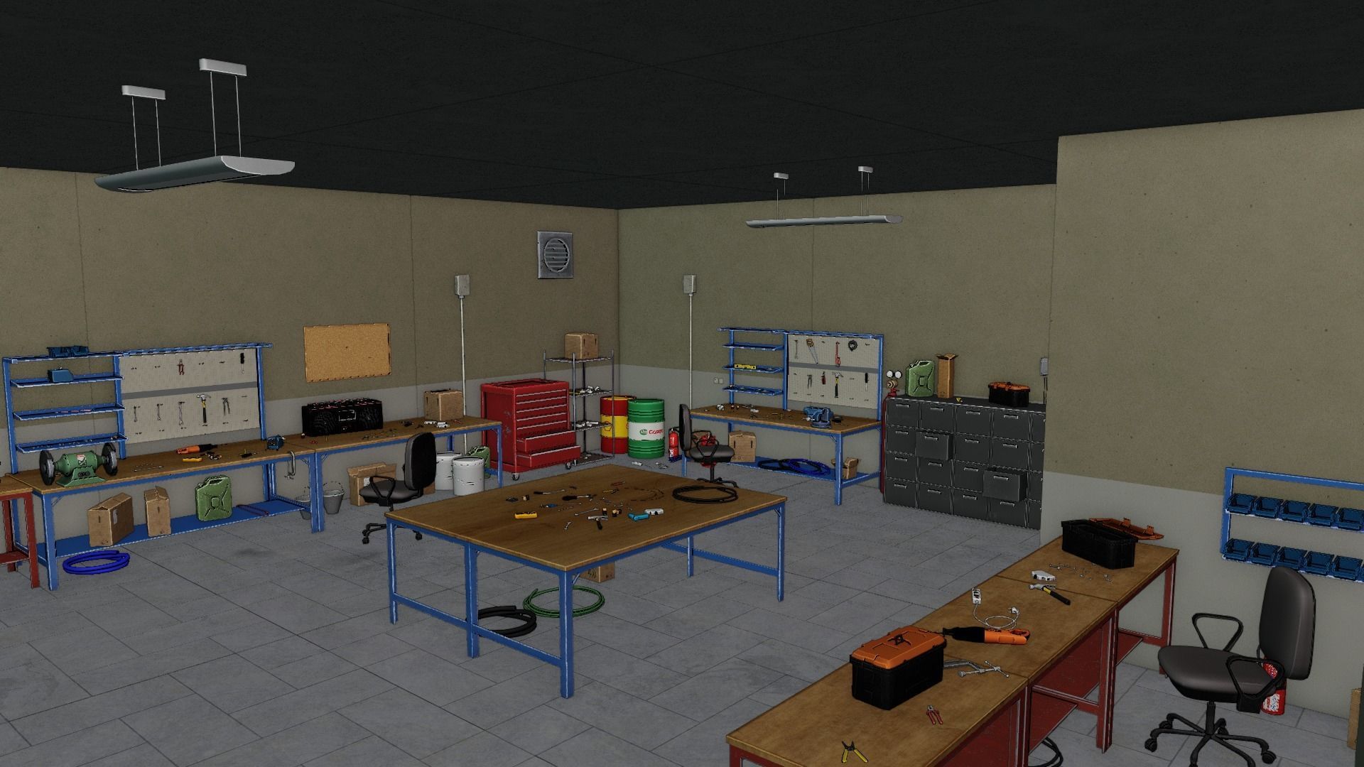 Electrician Workshop Pack Low-poly 3D model_50