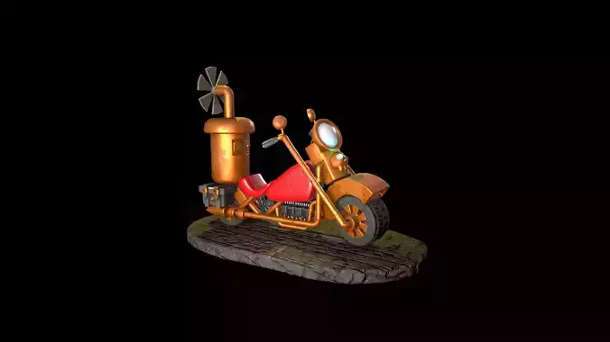 Steampunk Motorcycle