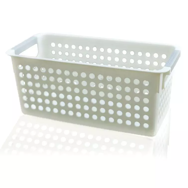 Rectangular Shelf Organizer Plastic Basket Free 3D model