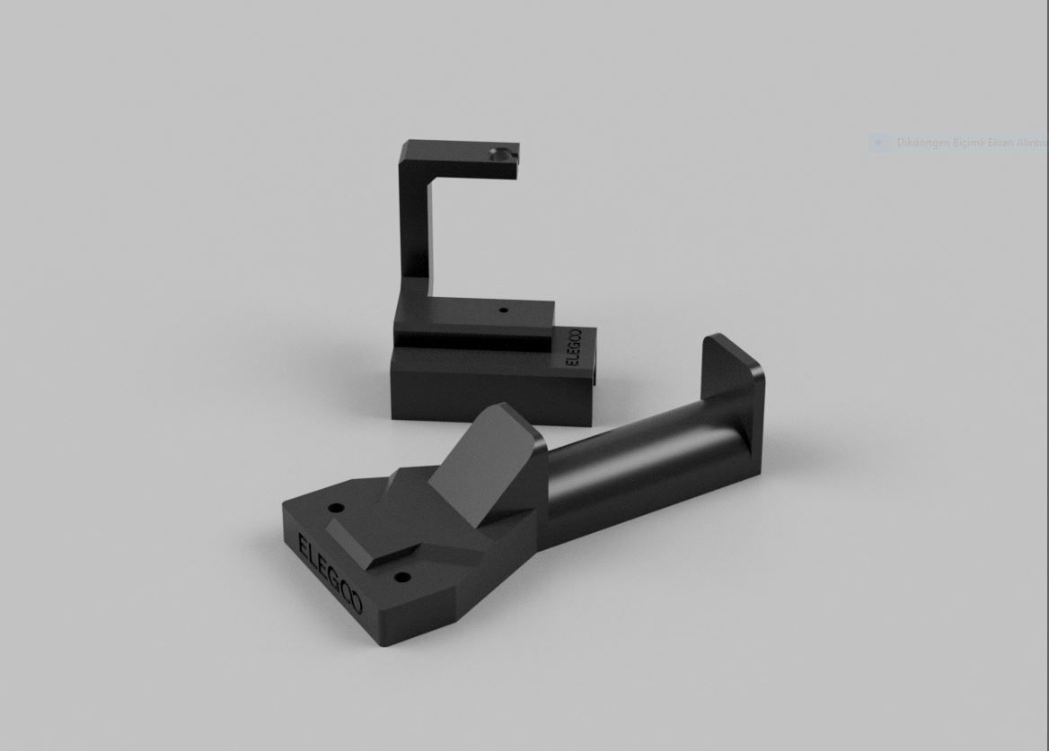 Elegoo Neptune 4 Pro filament Holder 3D print model_3