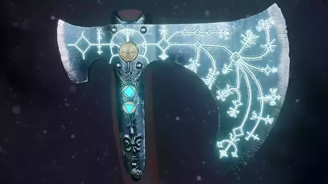 Leviathan Axe Game Ready from God of War