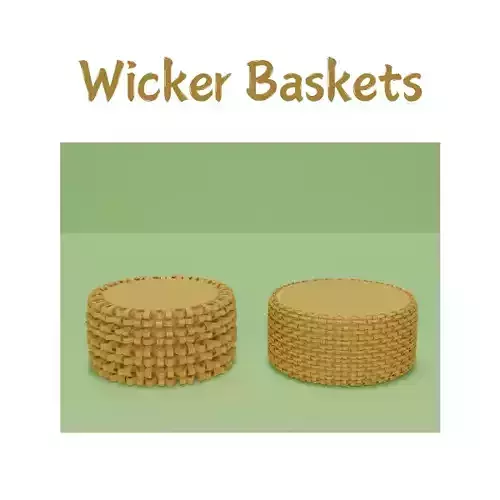 Wicker Baskets - 3D Prints 3D print model