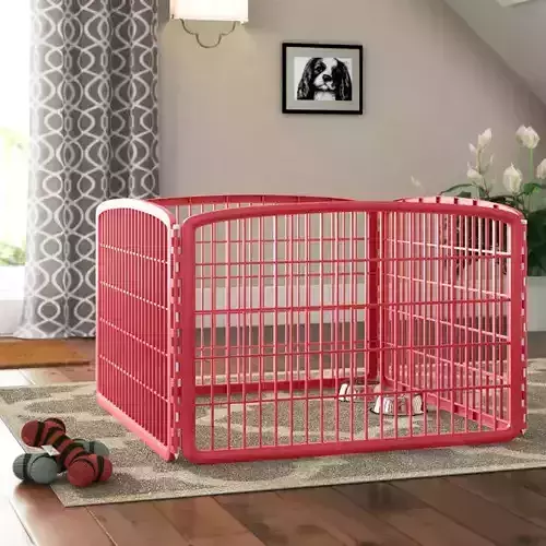 Alberto Panel Plastic Pet Pen 3D model