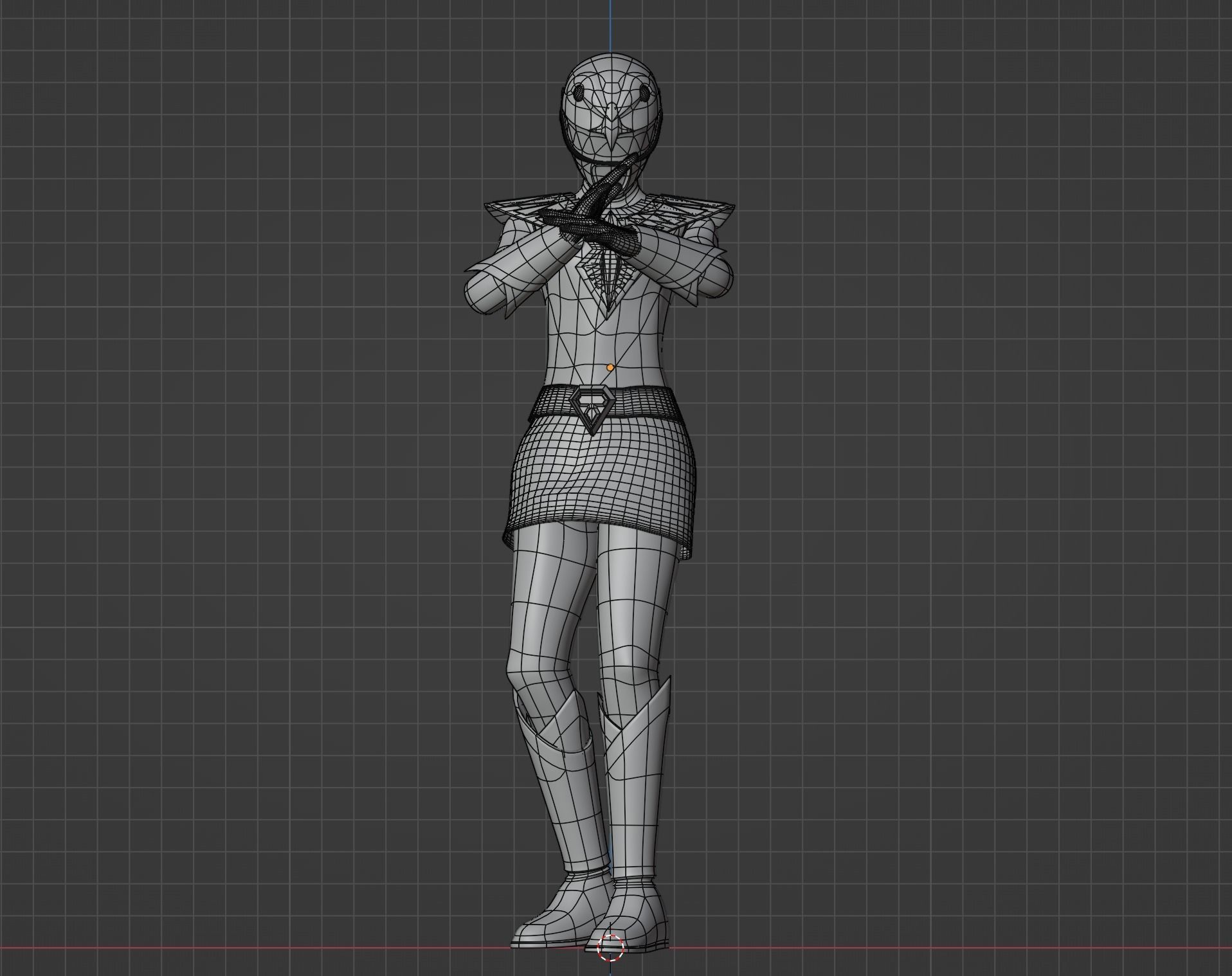 Blue Swallow - Chojin Sentai Jetman 3D model_14