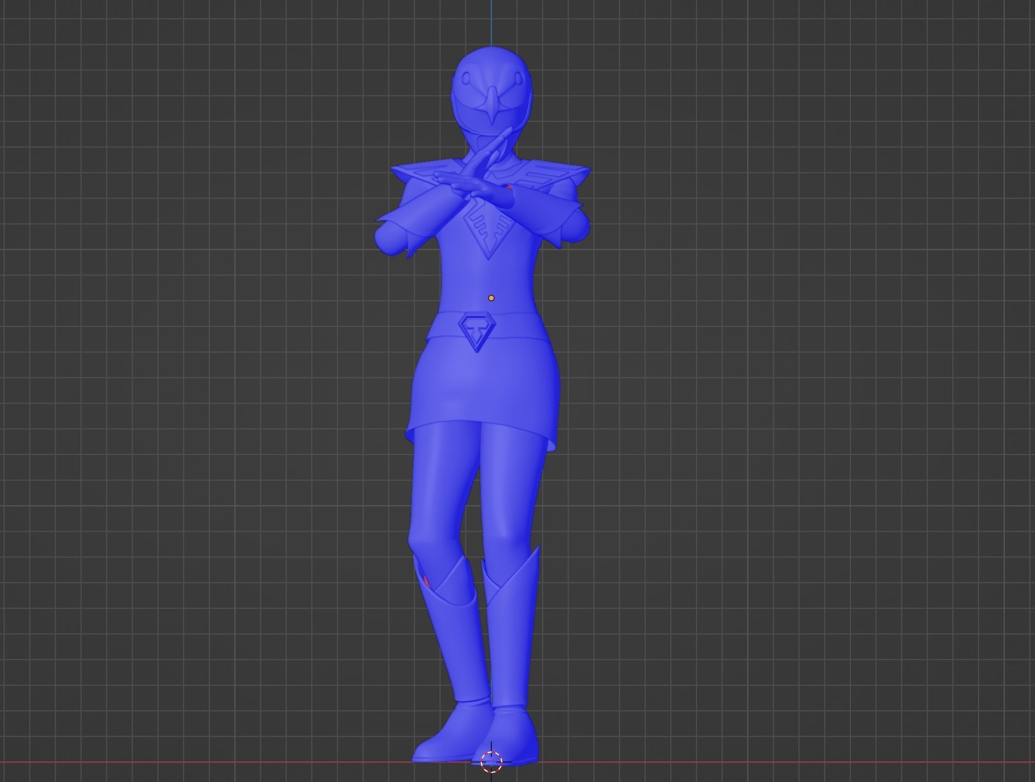 Blue Swallow - Chojin Sentai Jetman 3D model_20