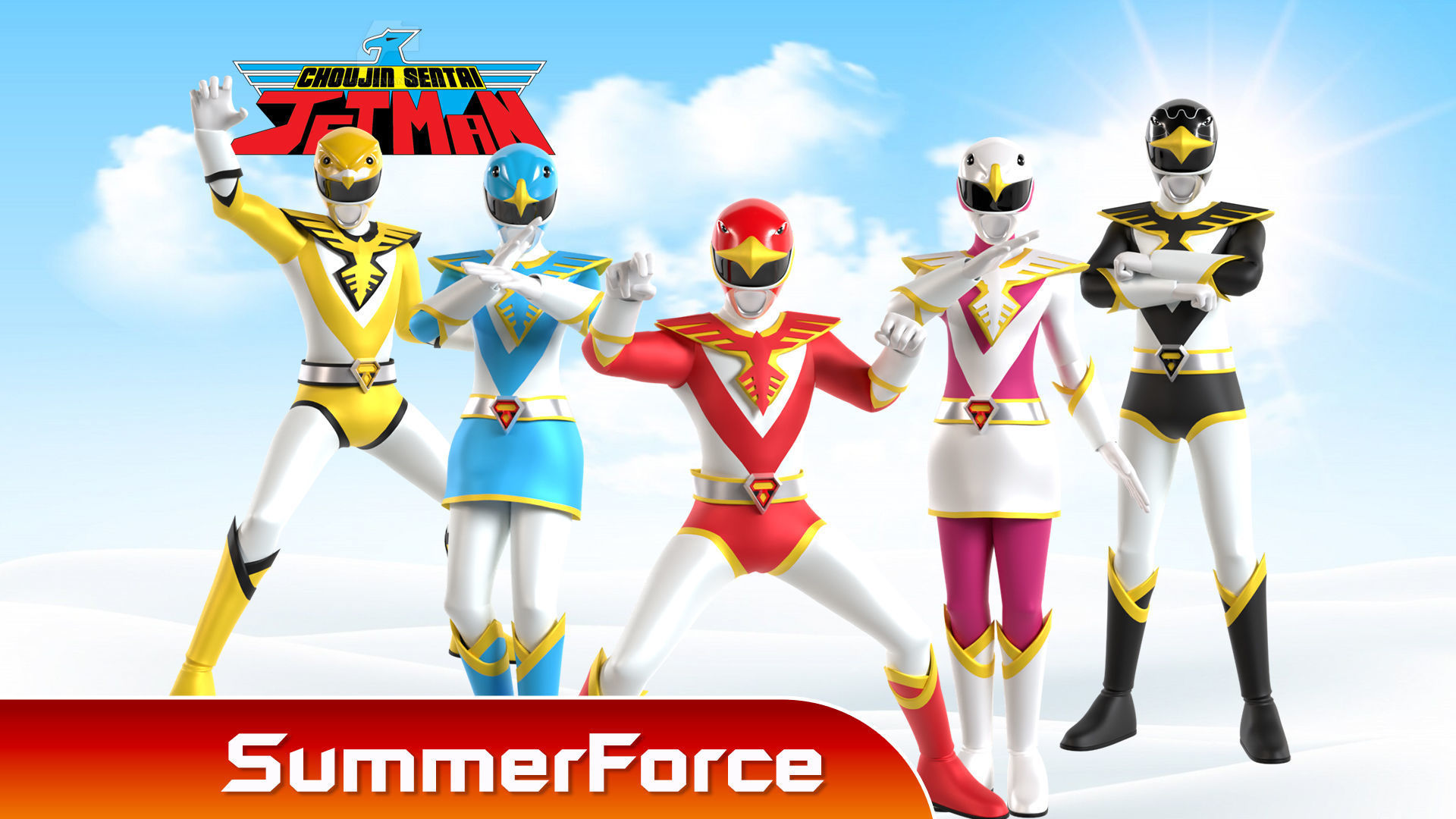 Blue Swallow - Chojin Sentai Jetman 3D model_6