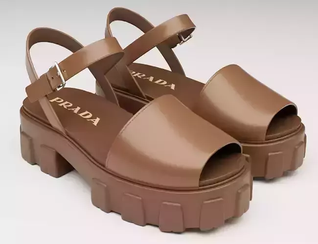 Monolith Platform Sandals Prada