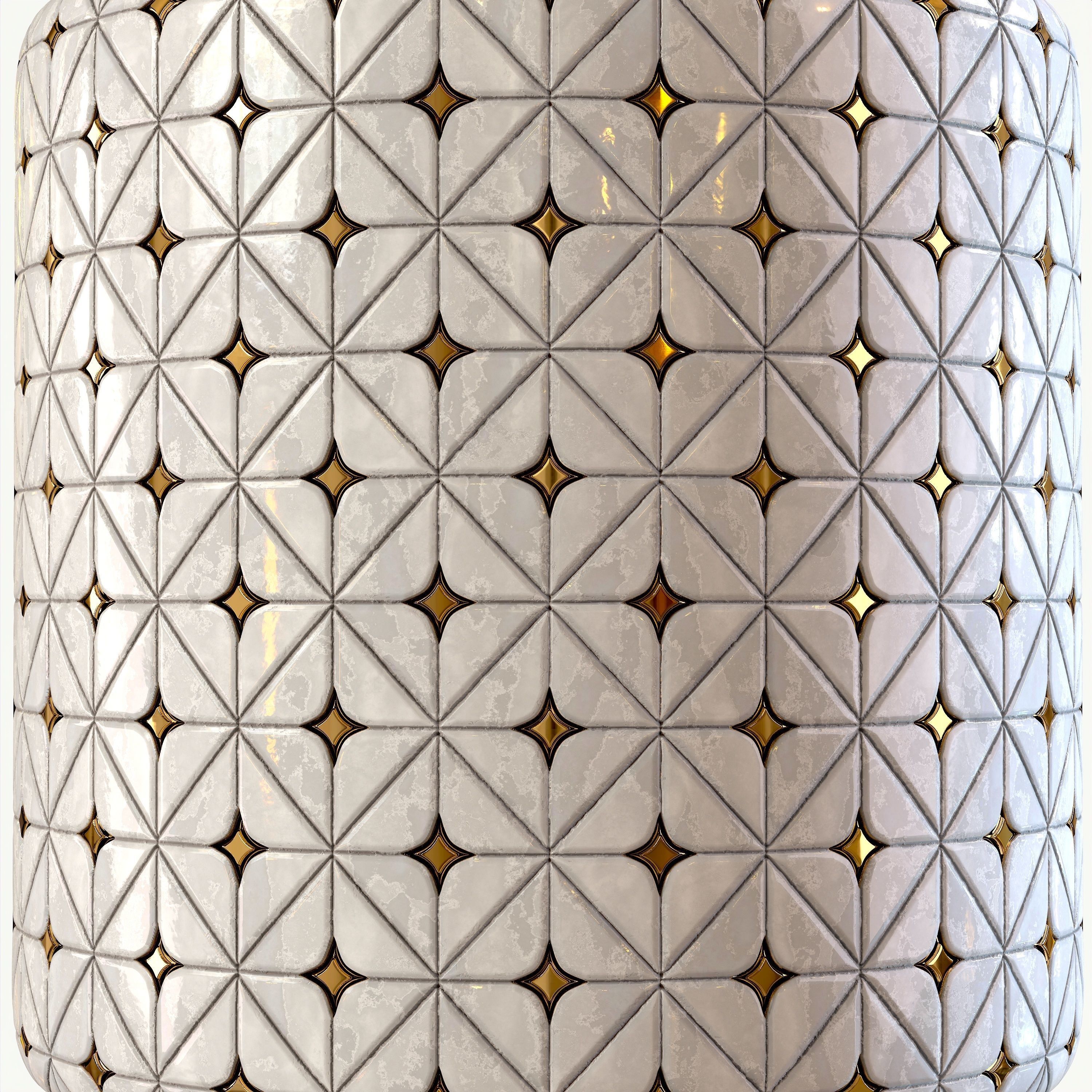 steel and marble tile PBR texture 007 Texture_8