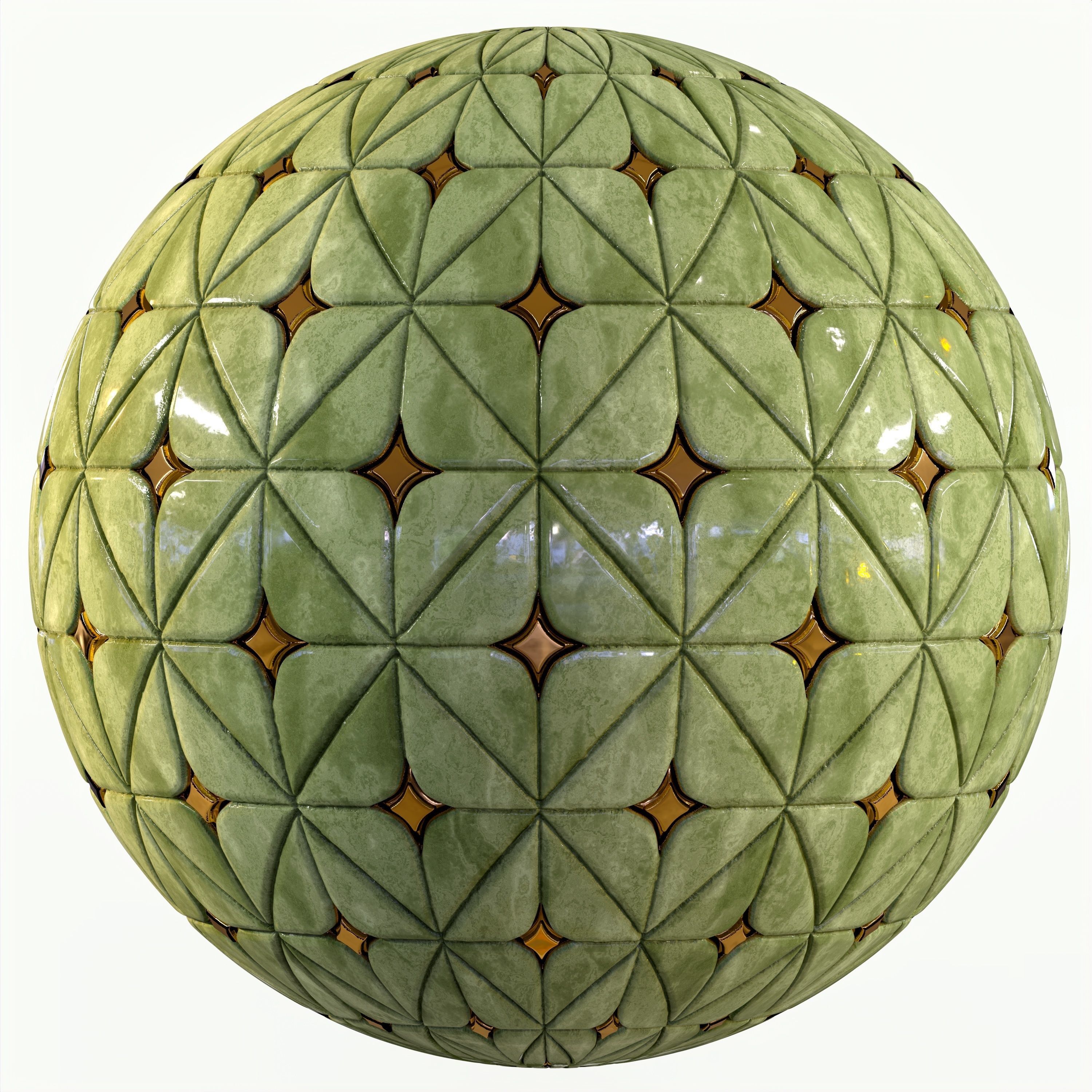 steel and marble tile PBR texture 007 Texture_5