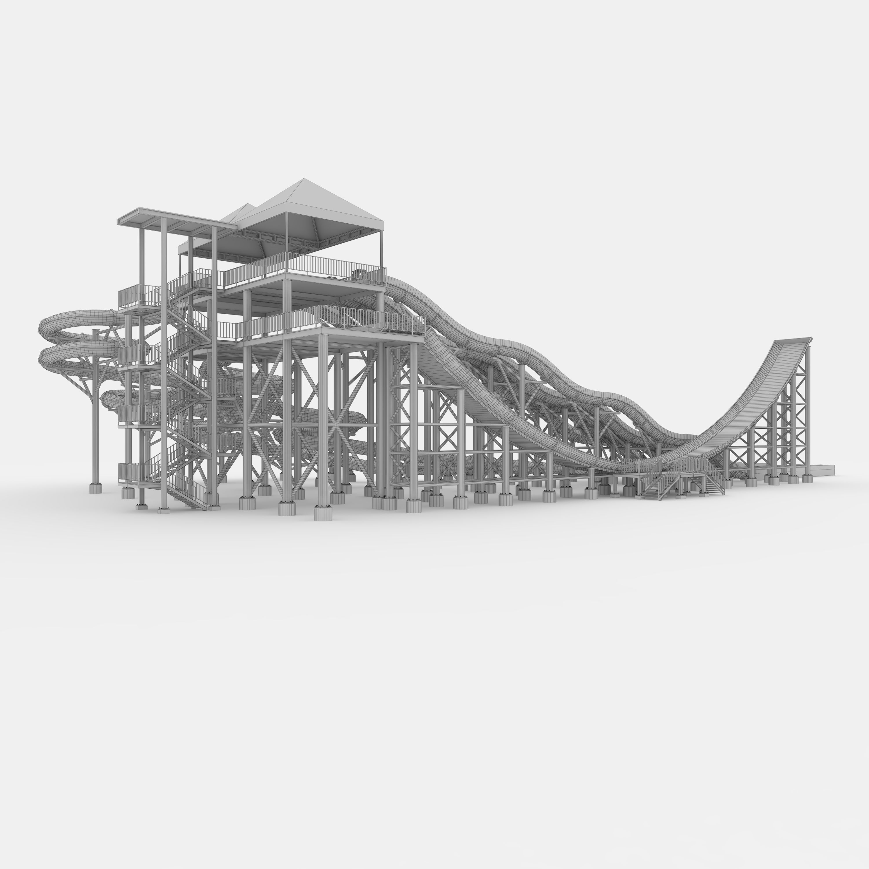 Waterpark Slide 12 3D model_15