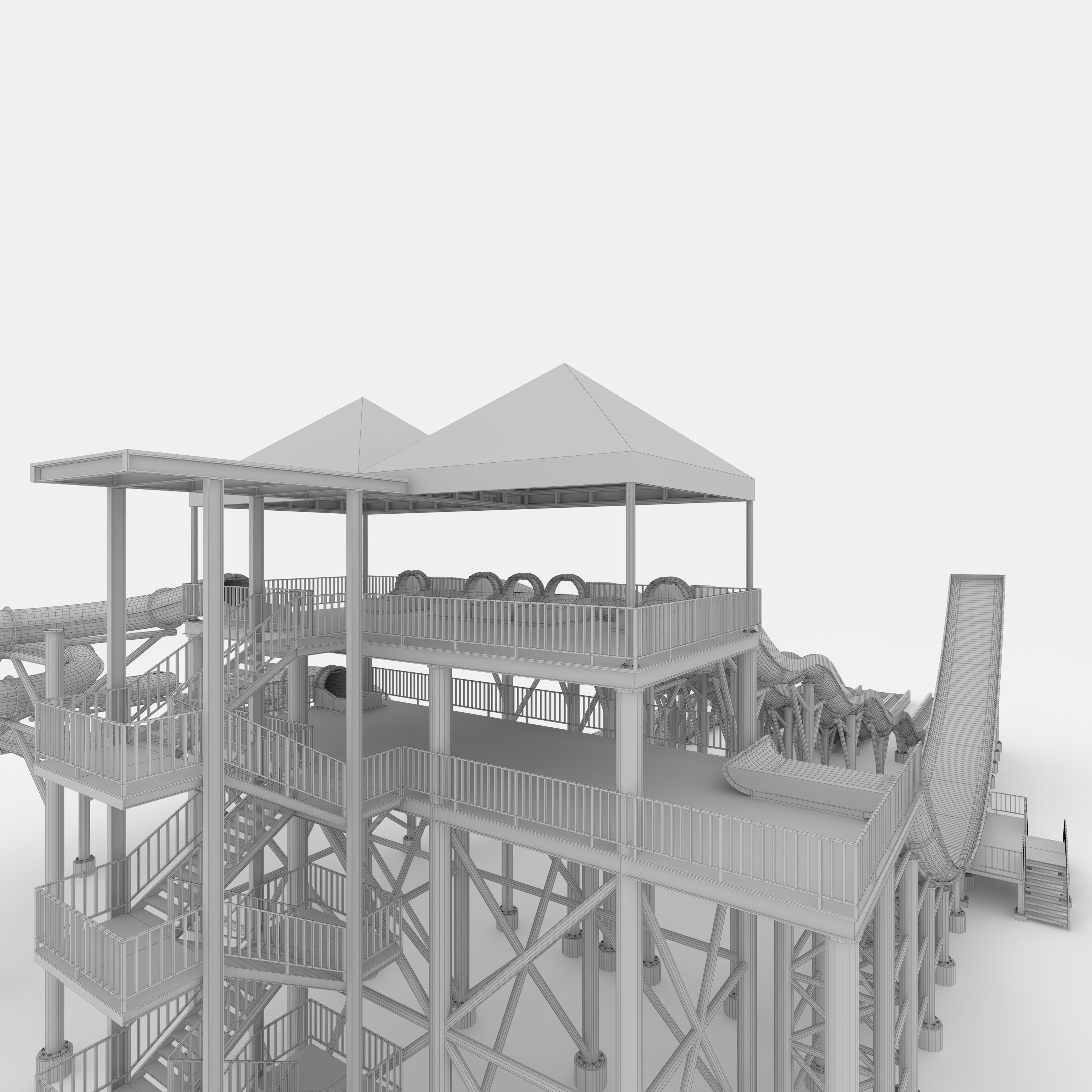 Waterpark Slide 12 3D model_45