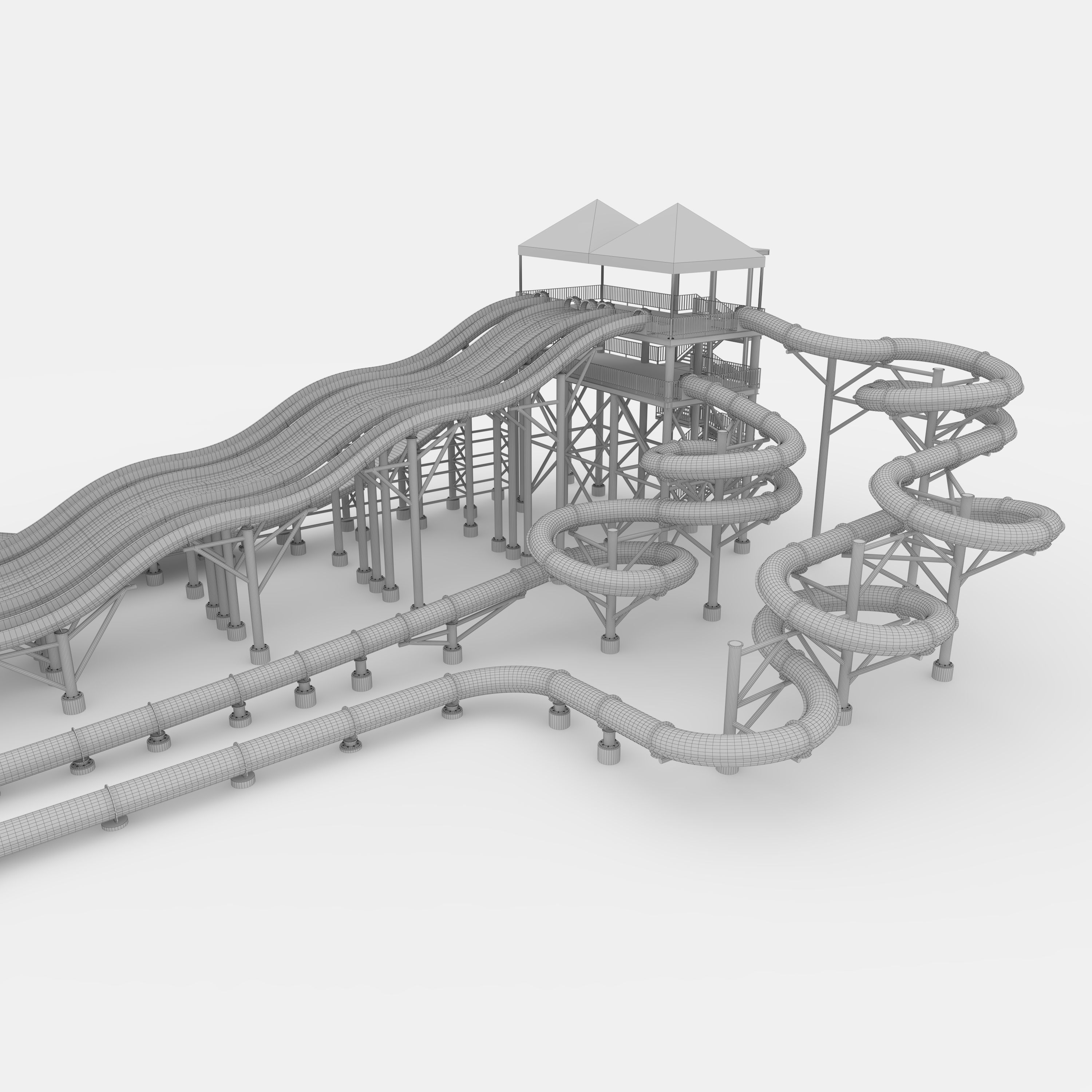 Waterpark Slide 12 3D model_39