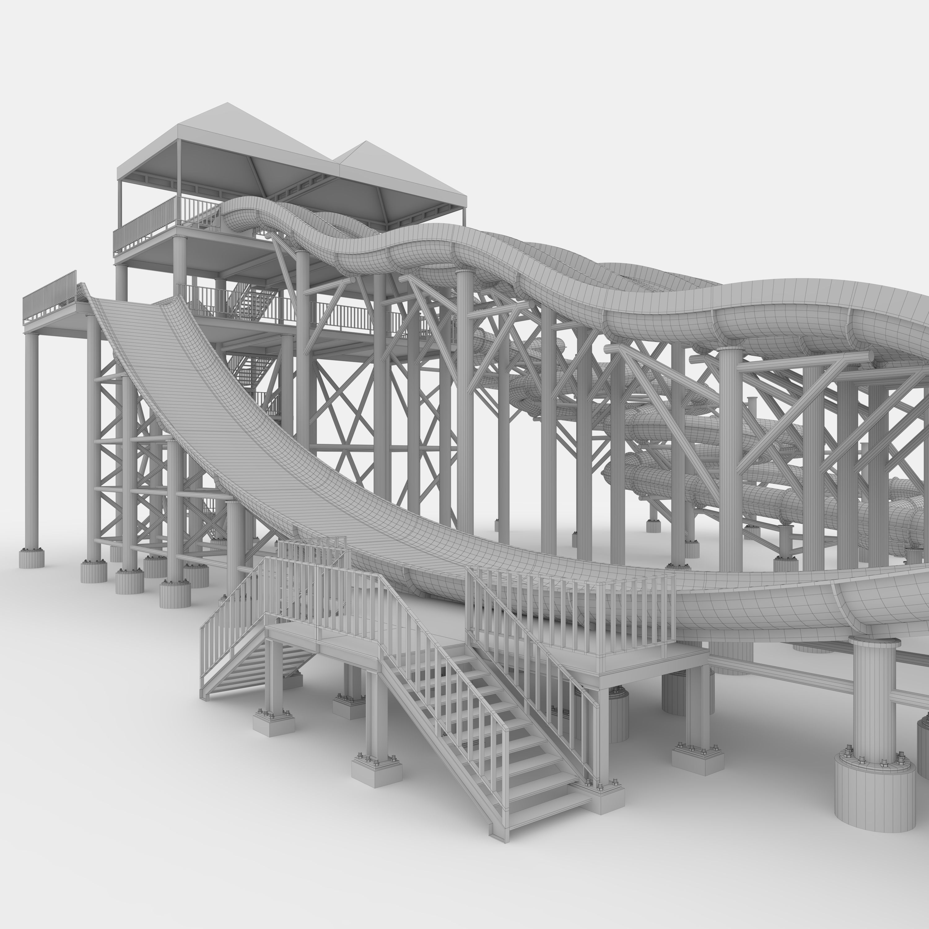 Waterpark Slide 12 3D model_49