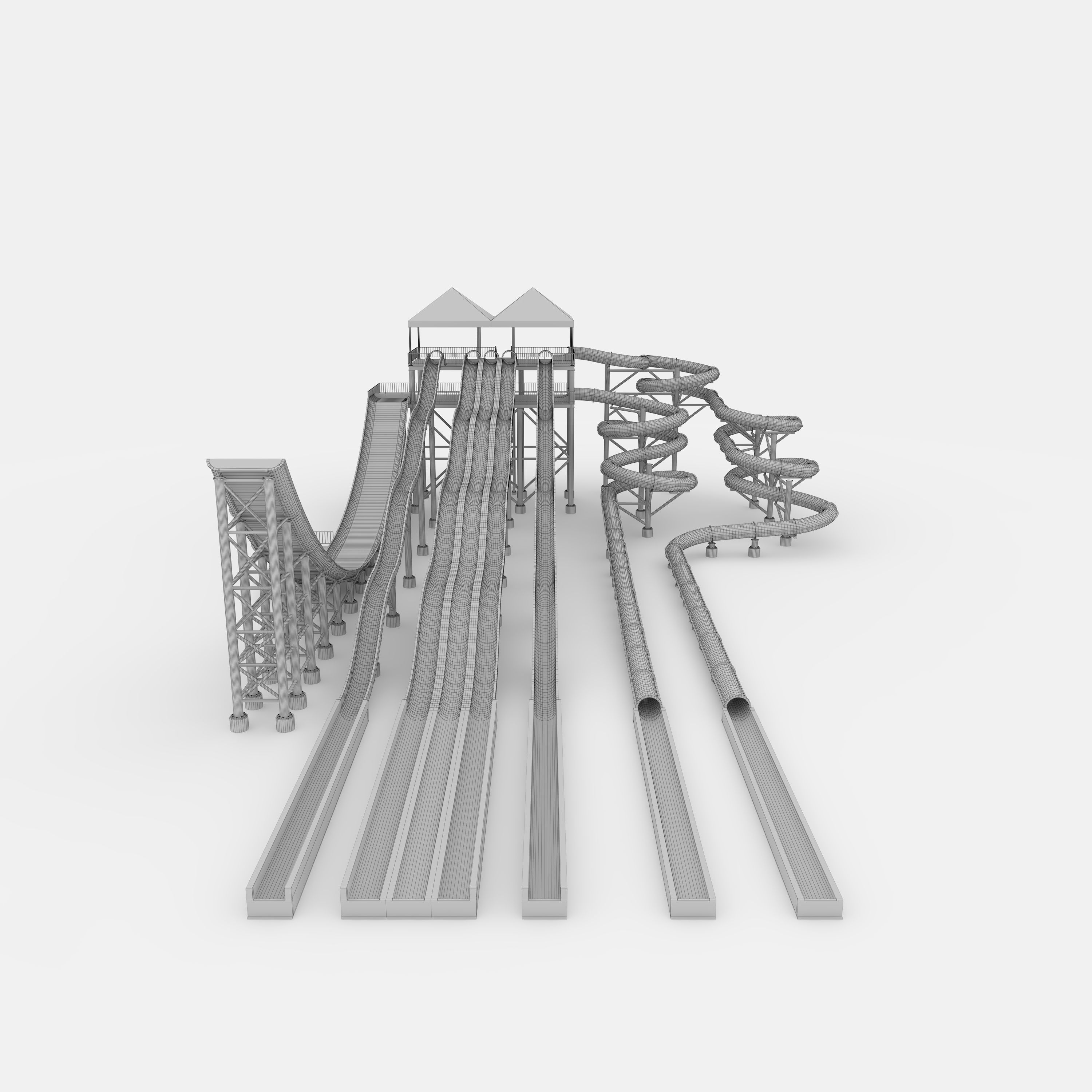 Waterpark Slide 12 3D model_19