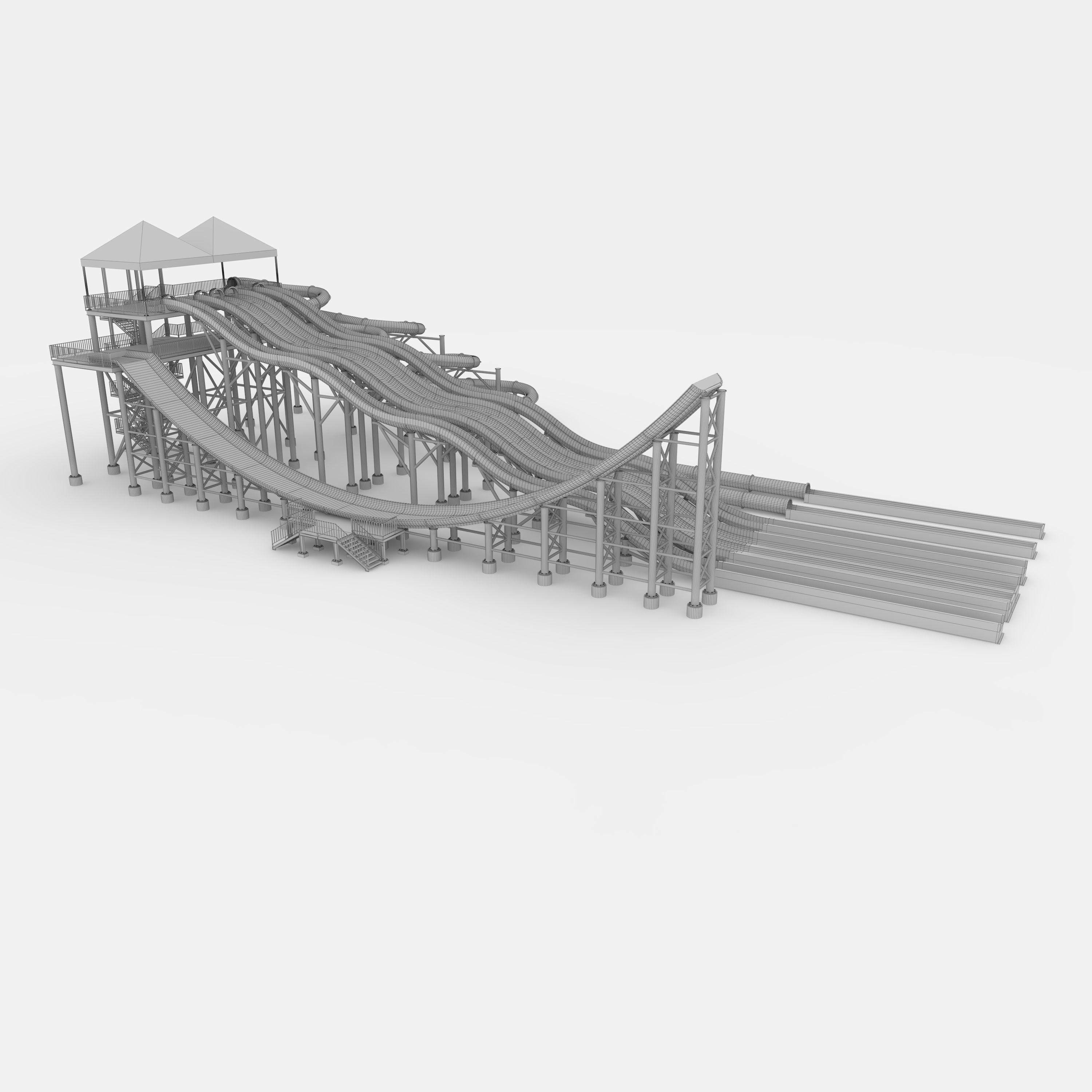 Waterpark Slide 12 3D model_31