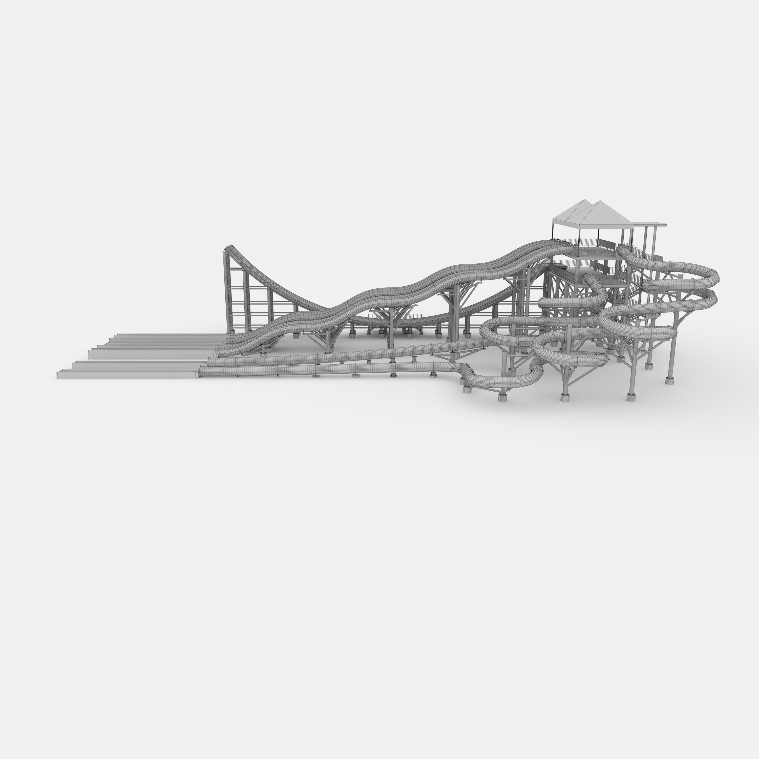 Waterpark Slide 12 3D model_23
