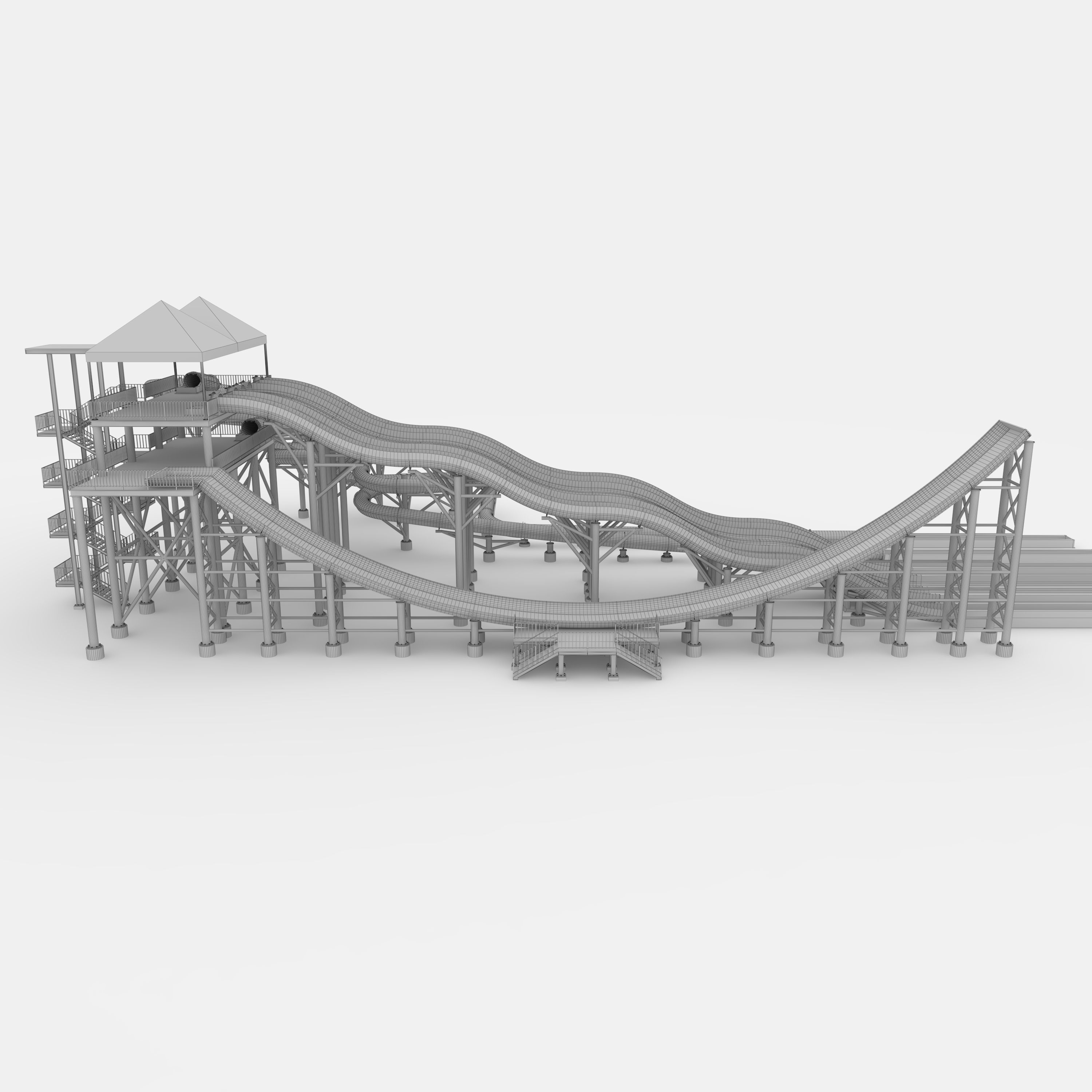 Waterpark Slide 12 3D model_41