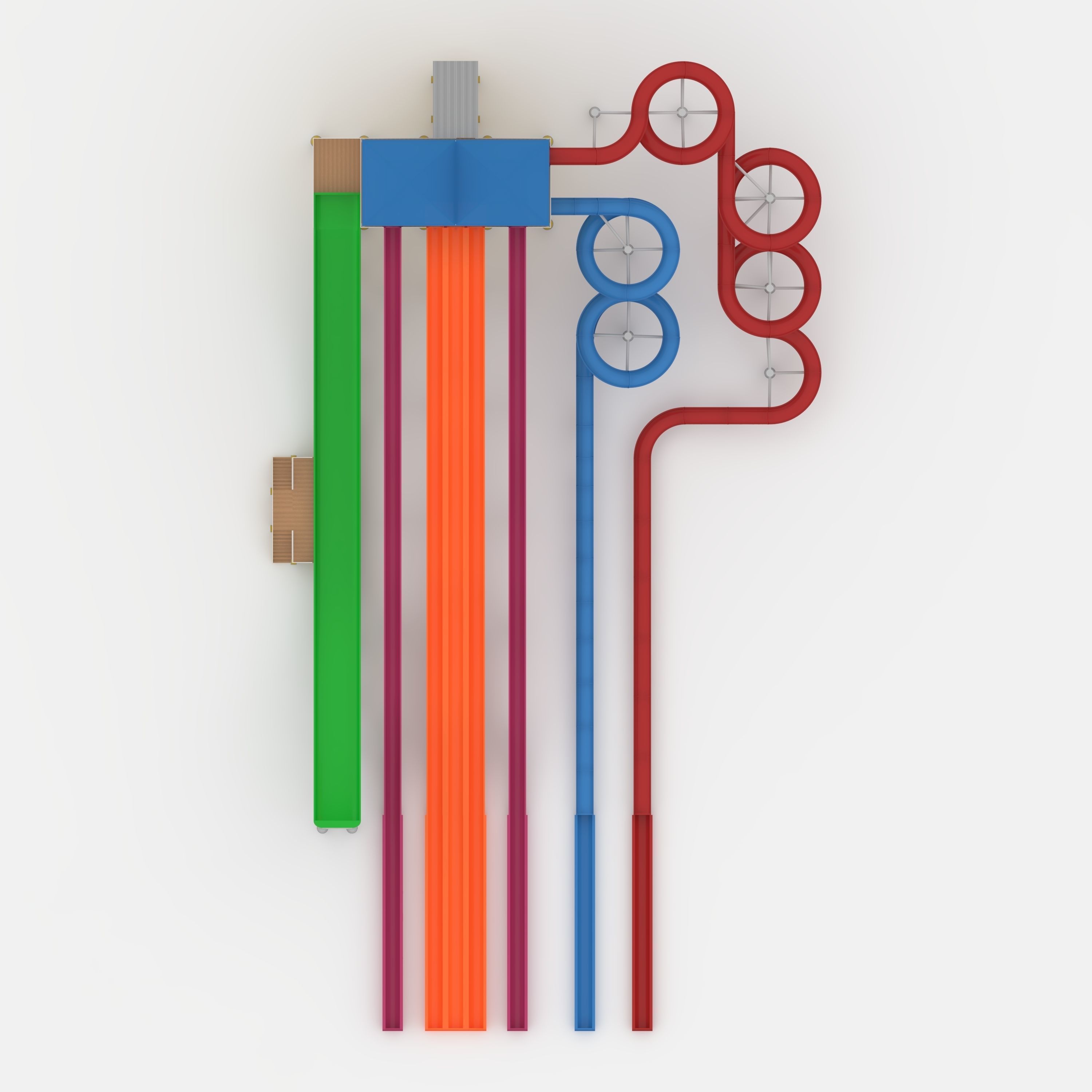 Waterpark Slide 12 3D model_50