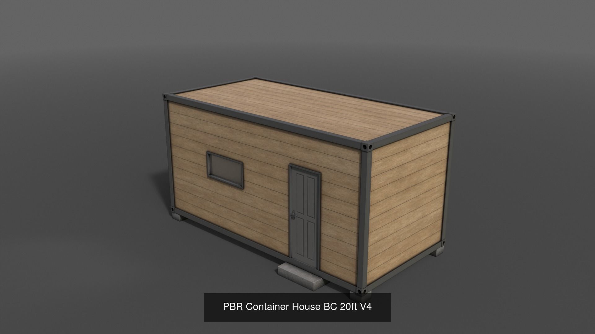 PBR Container House BC 3D Model Collection_10