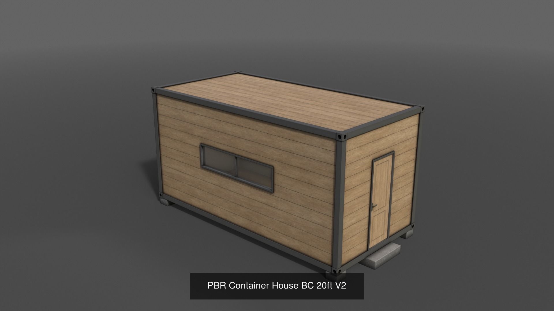 PBR Container House BC 3D Model Collection_8