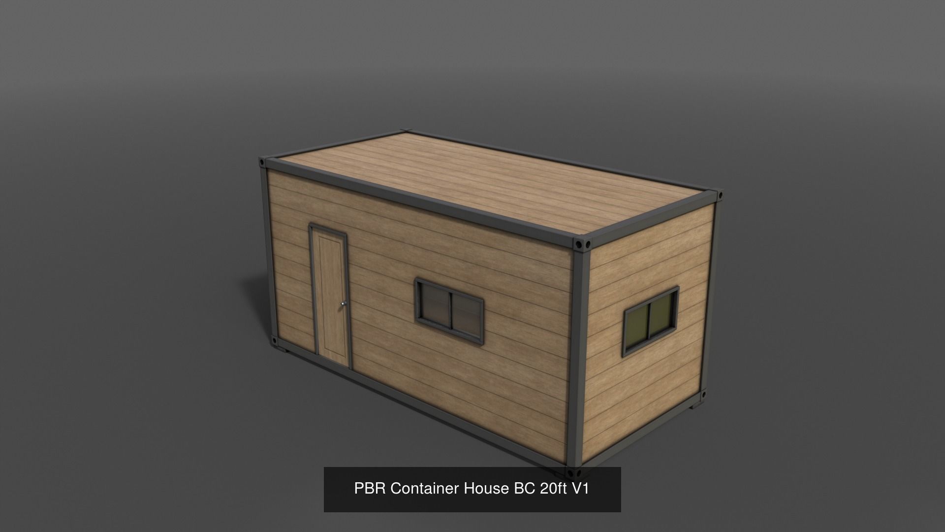 PBR Container House BC 3D Model Collection_7