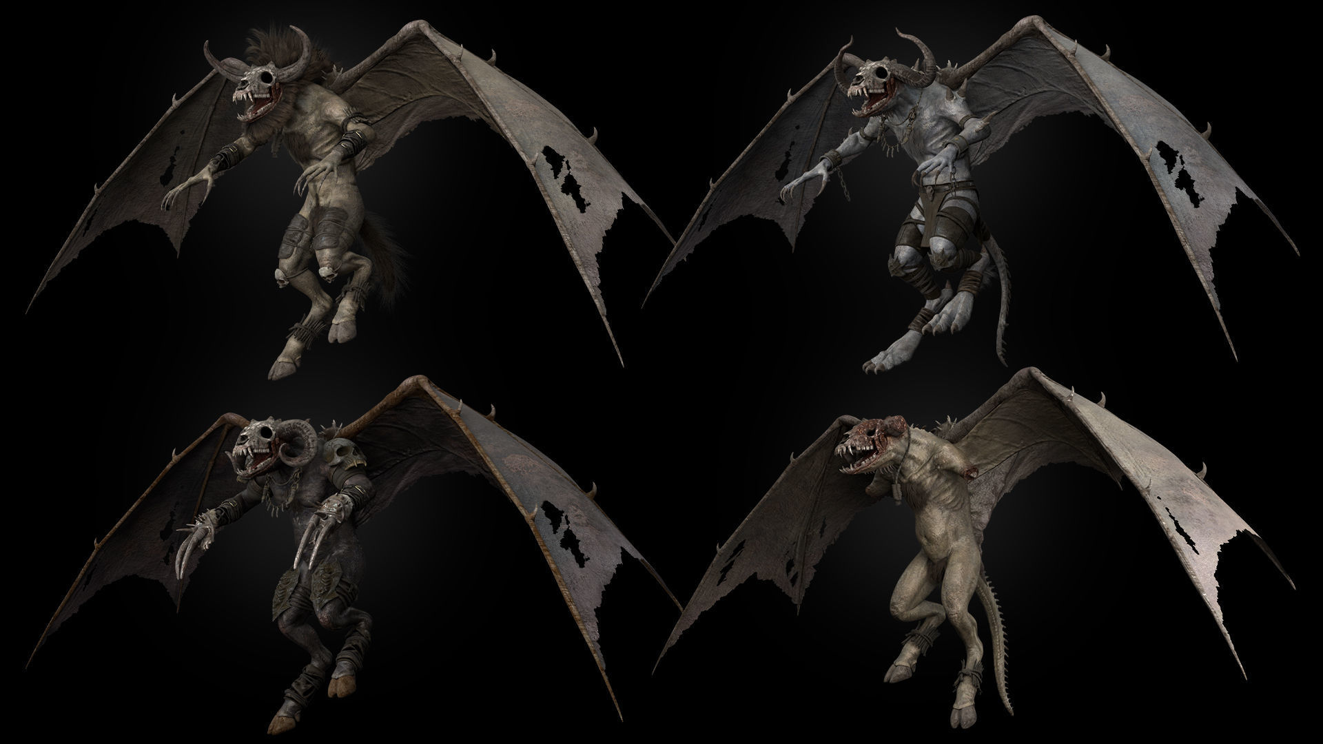 Flying Beasts Bundle 3D Model Collection_19