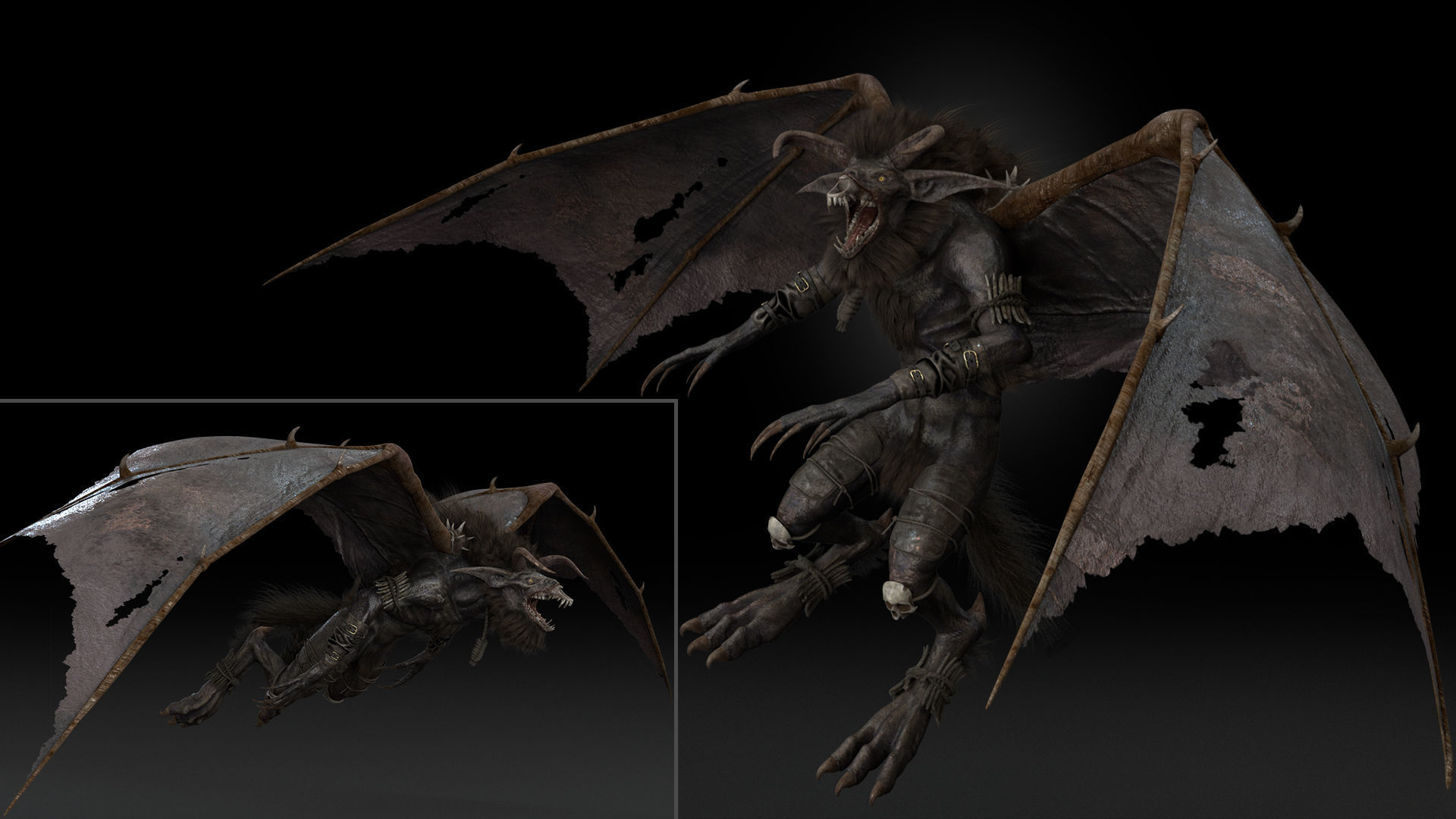 Flying Beasts Bundle 3D Model Collection_58