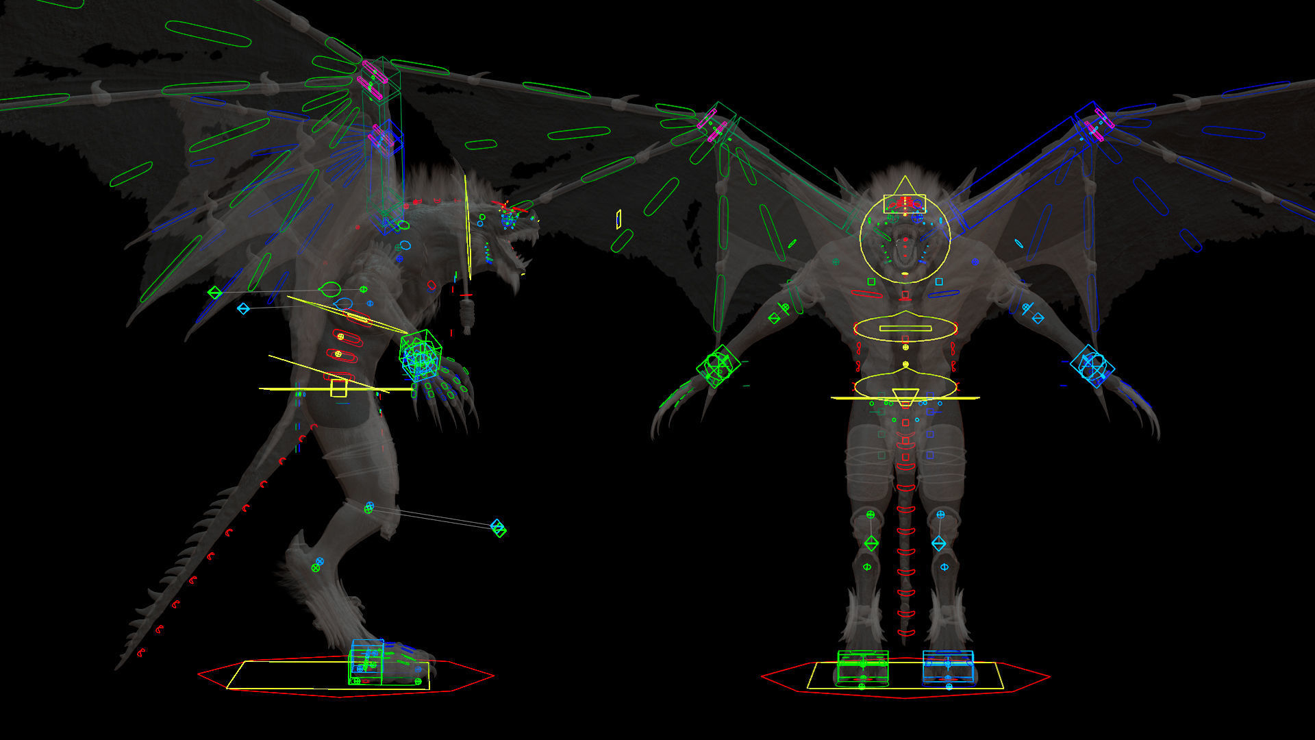 Flying Beasts Bundle 3D Model Collection_32