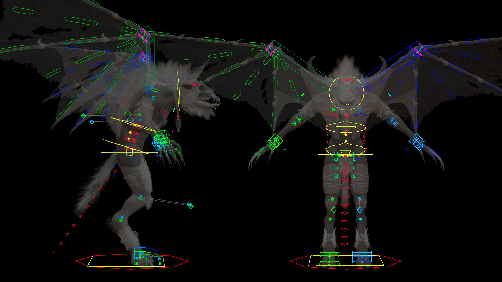 Flying Beasts Bundle 3D Model Collection_23