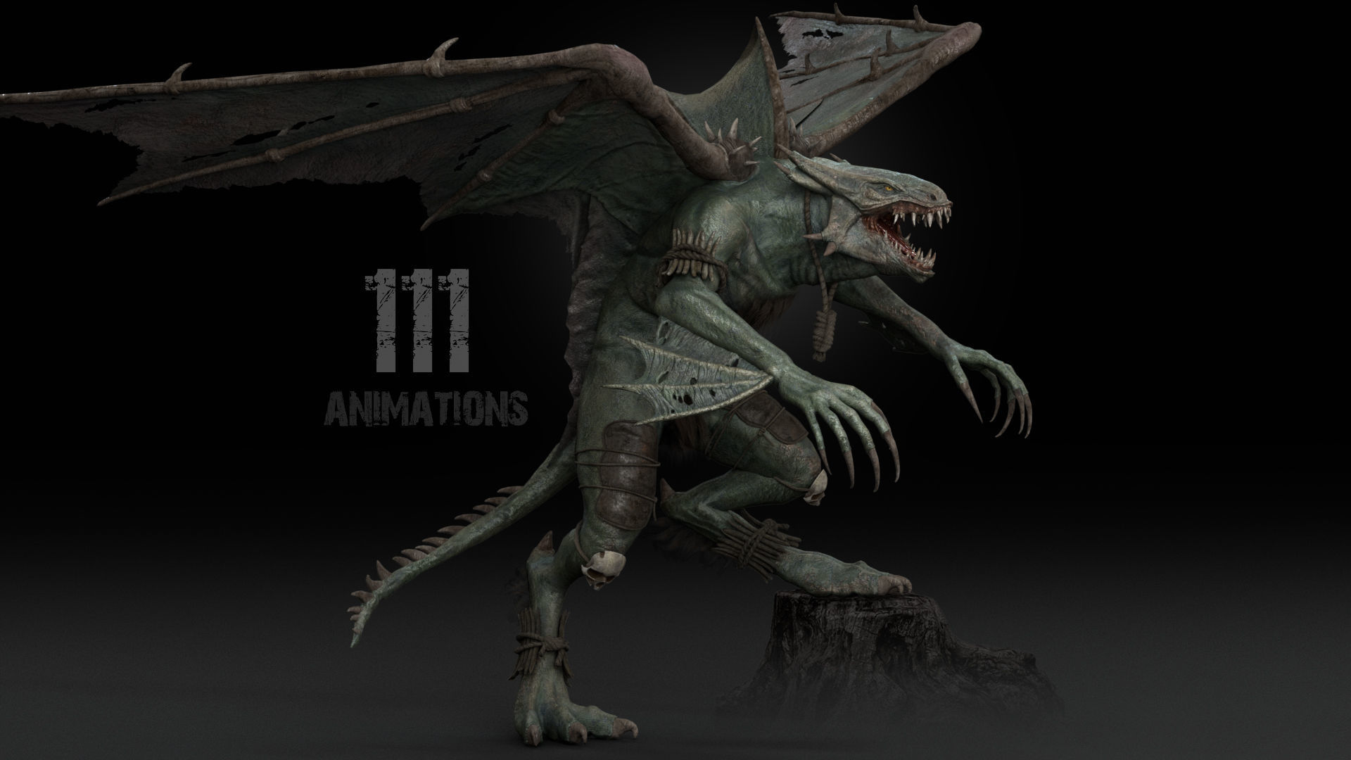 Flying Beasts Bundle 3D Model Collection_41