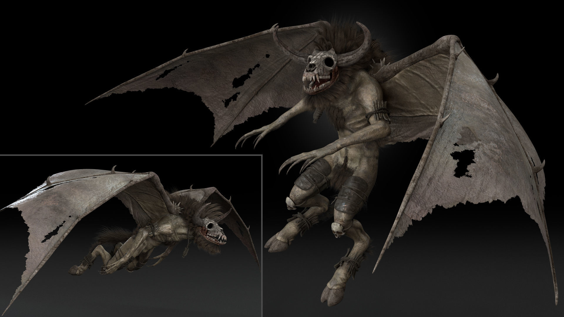 Flying Beasts Bundle 3D Model Collection_16