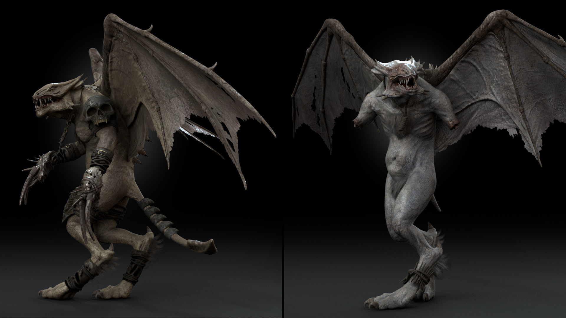 Flying Beasts Bundle 3D Model Collection_43