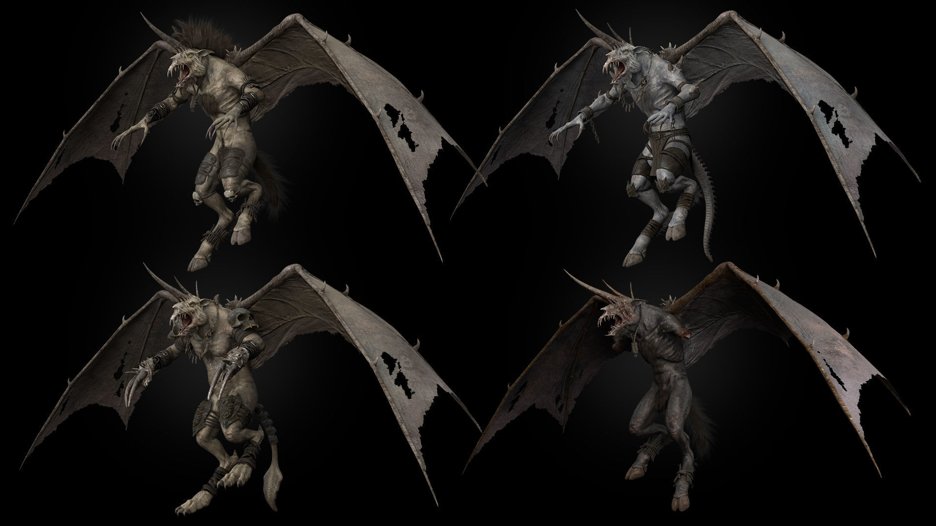 Flying Beasts Bundle 3D Model Collection_36