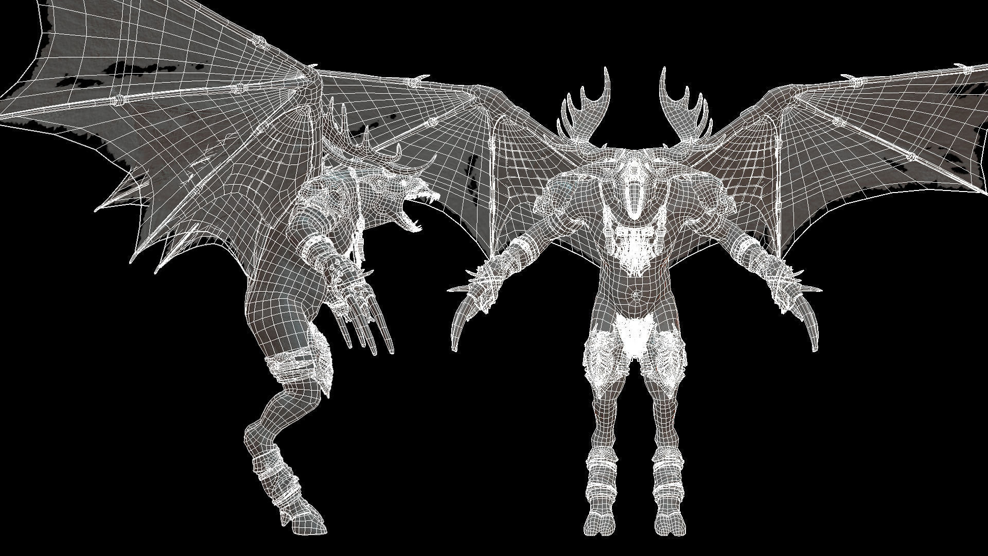 Flying Beasts Bundle 3D Model Collection_65