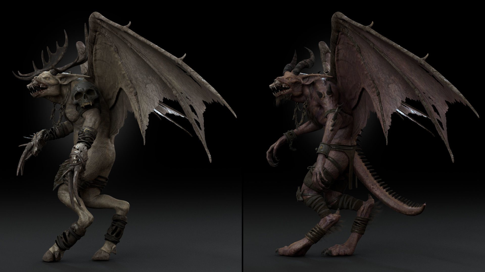 Flying Beasts Bundle 3D Model Collection_62