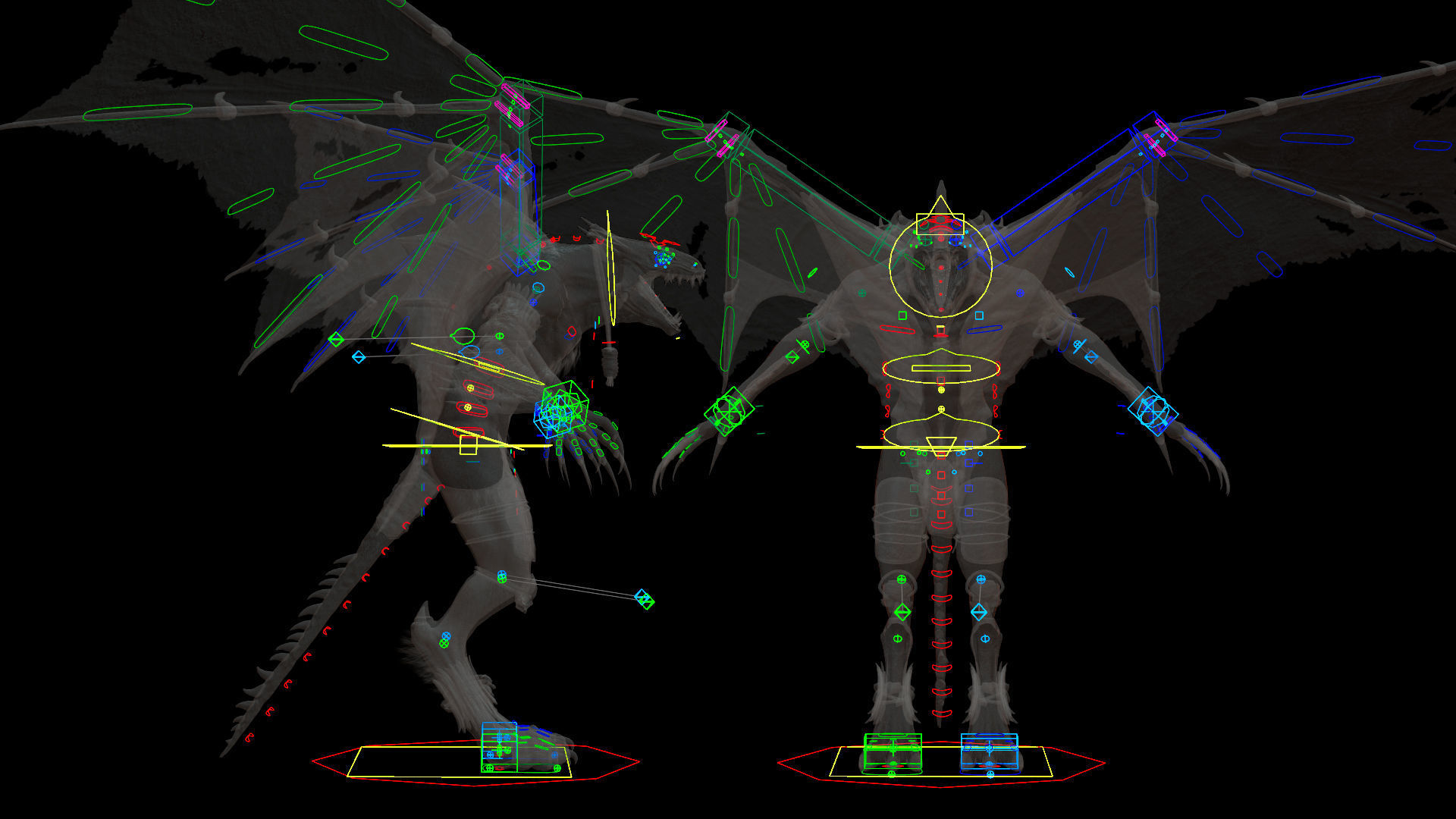 Flying Beasts Bundle 3D Model Collection_49